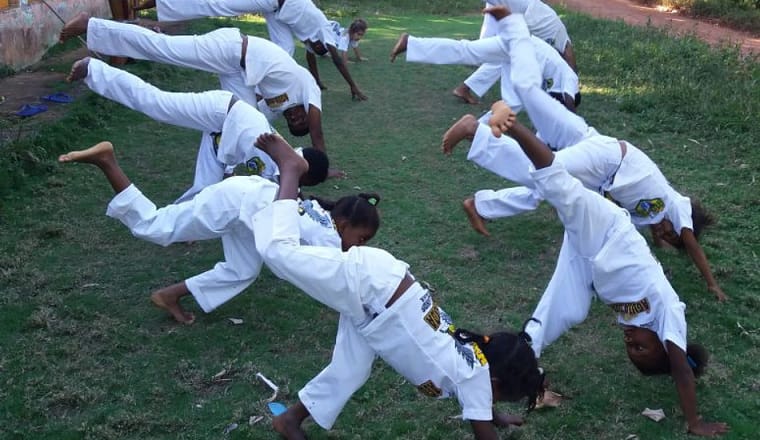 Capoeira Training in der Fazenda Saúva