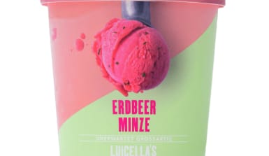 Erdbeer-Minze Eis von Luicellas